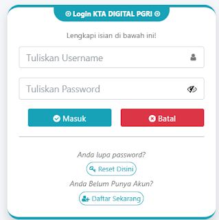 Register PGRI Blora - Persatuan Guru Republik Indonesia Cabang Kabupaten Blora
